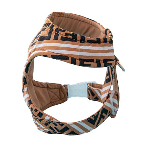 Fendi print dog harness