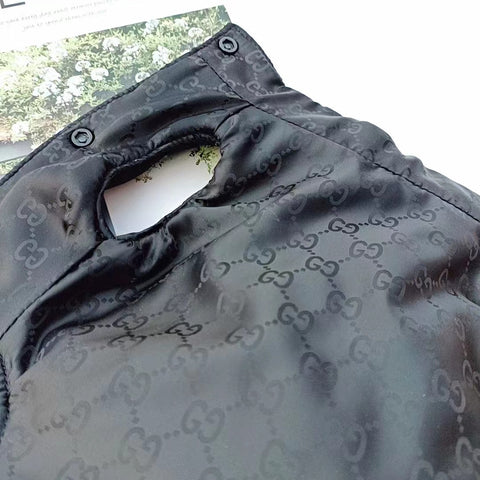 Gucci dog gilet in black