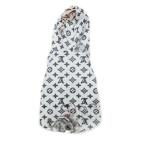 Louis Vuitton reflective dog jacket pet-a-porter