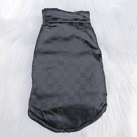 black gucci dog gilet