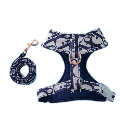 blue dior harness pet-a-porter