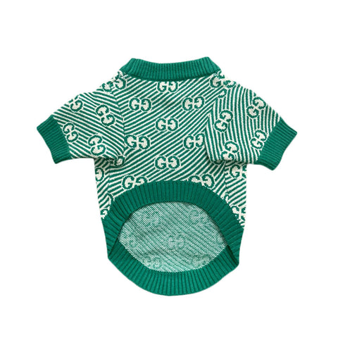 green gucci dogs jumper