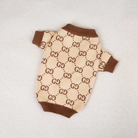 gucci dog jumper beige 1