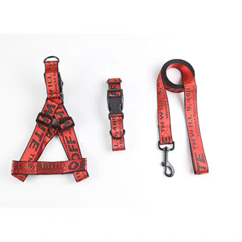 Woof White Collar, Harness & Lead Set | Pet-a-Porter |  .