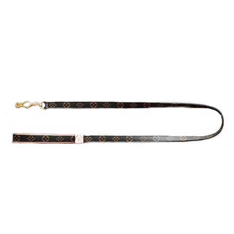 LV leather dog lead