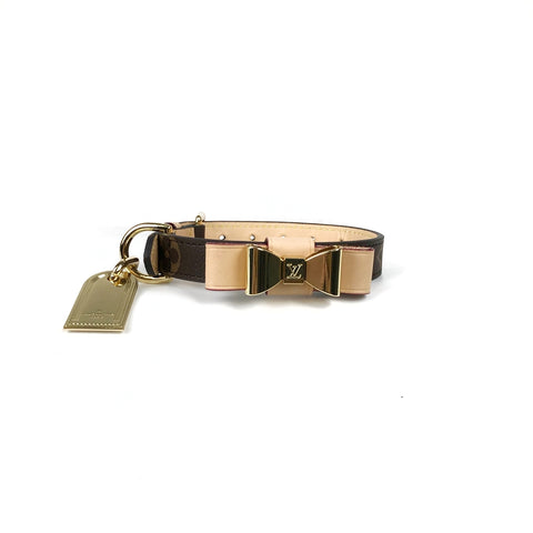 Louis V dog collar