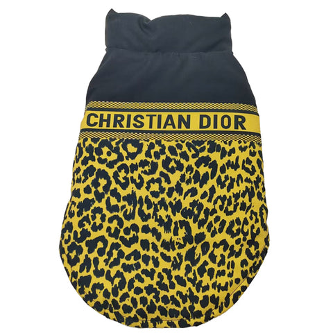 dior dog gilet coat