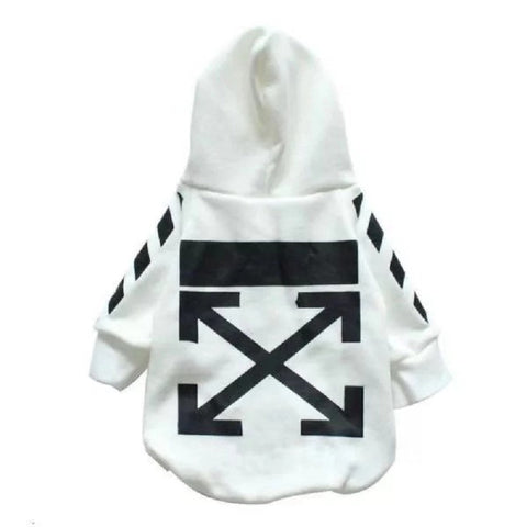 Woof White Hoodie