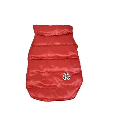 moncler gilet red